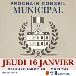 Conseil Municipal – Jeudi 16 Janvier 2025